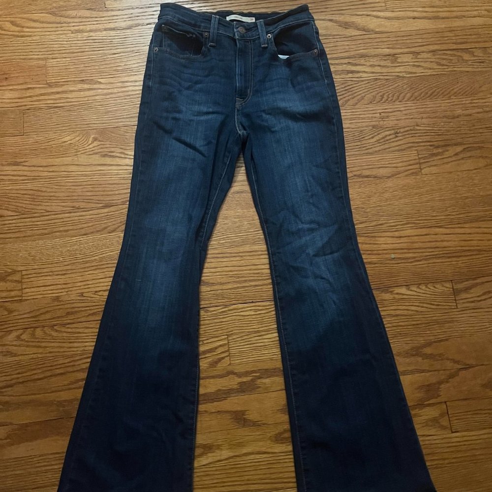 Levi's flared jeans